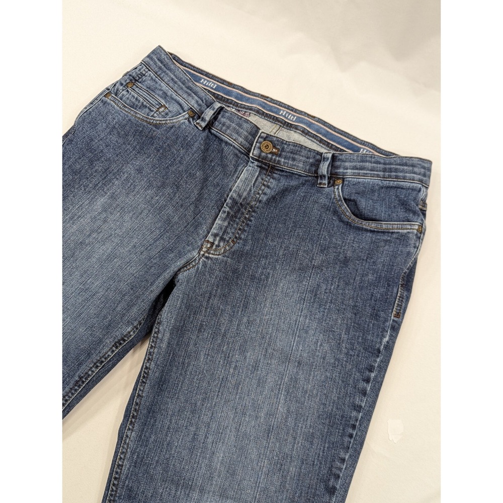 Hiltl Blue Jeans Mens Size 36x29 (Tag 38x32) Straight Fit Mid Rise Casual ZE 500